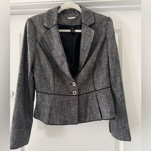 White House Black Market Charcoal Blazer